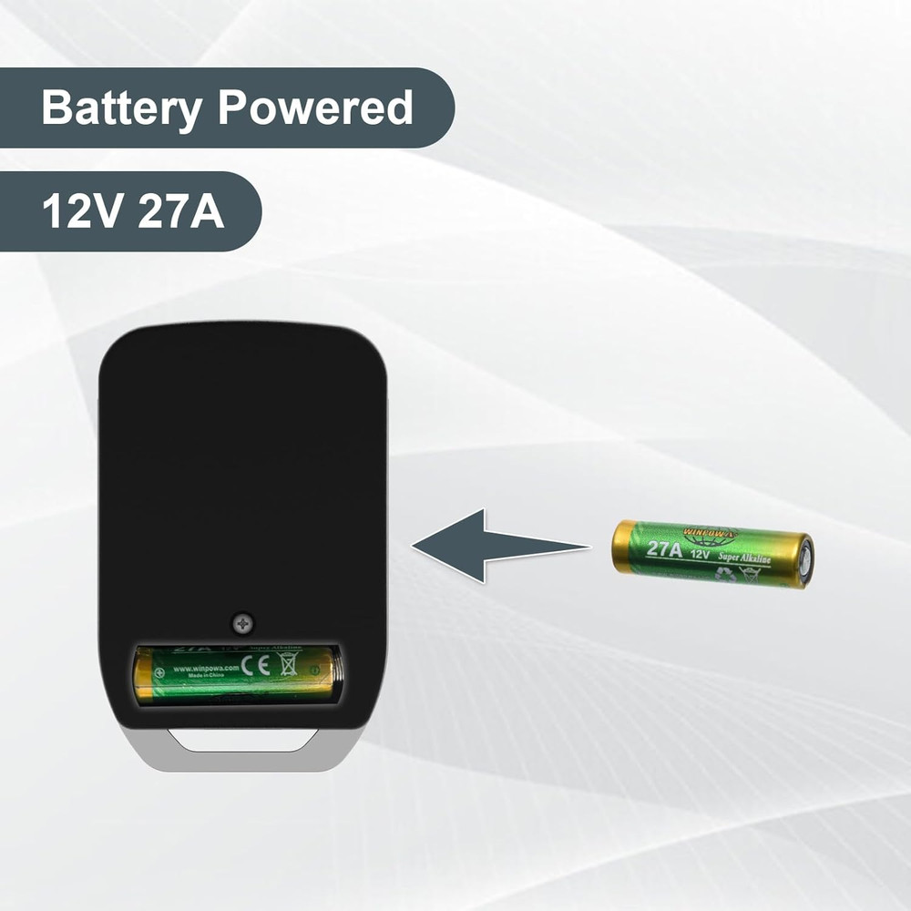 Gate Opener Remote Control Transmitter with Keychain, 4 Button Custom Rolling Co