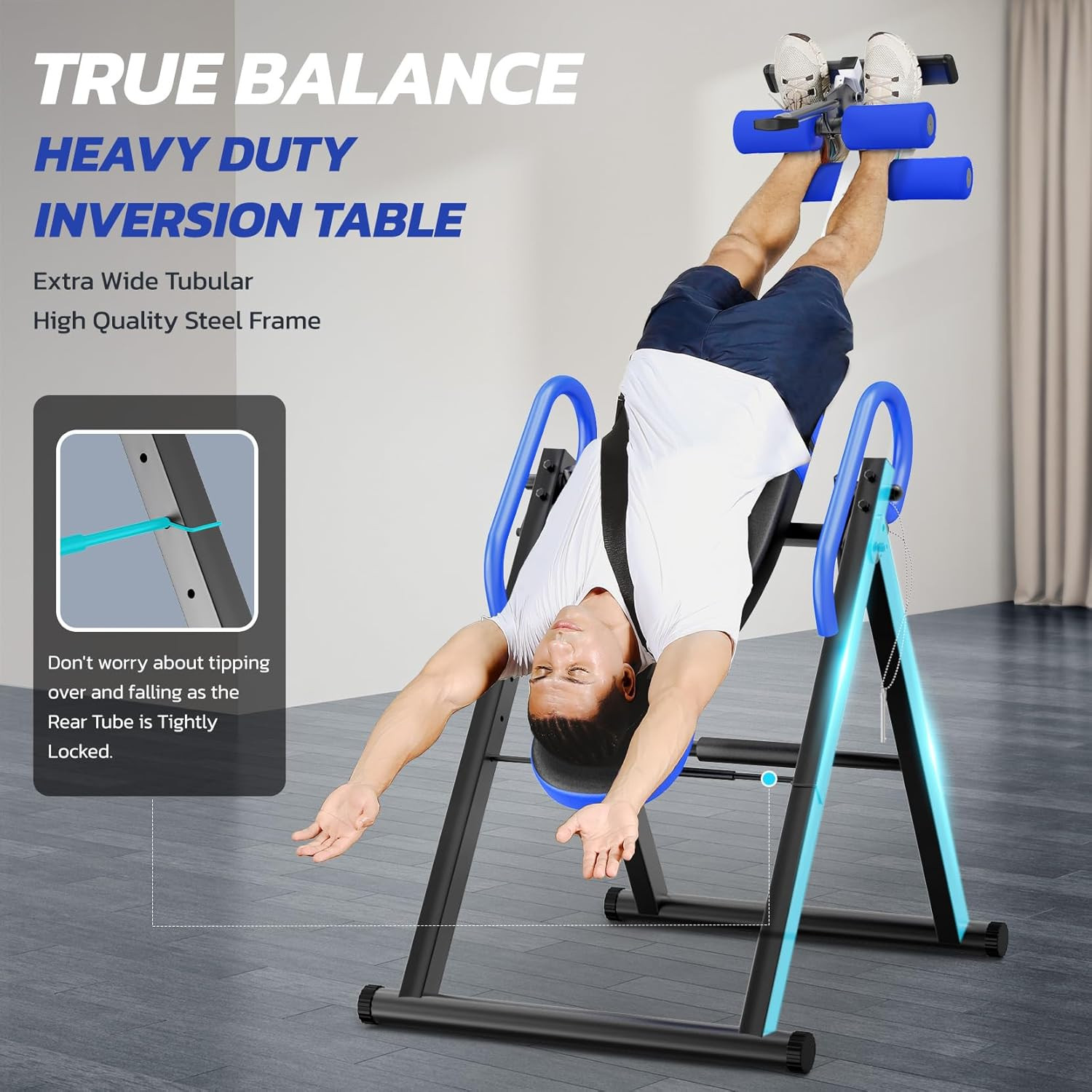 YOLEO Gravity Inversion Table for Back Pain Relief 2026 New Inversion Table W/Lu