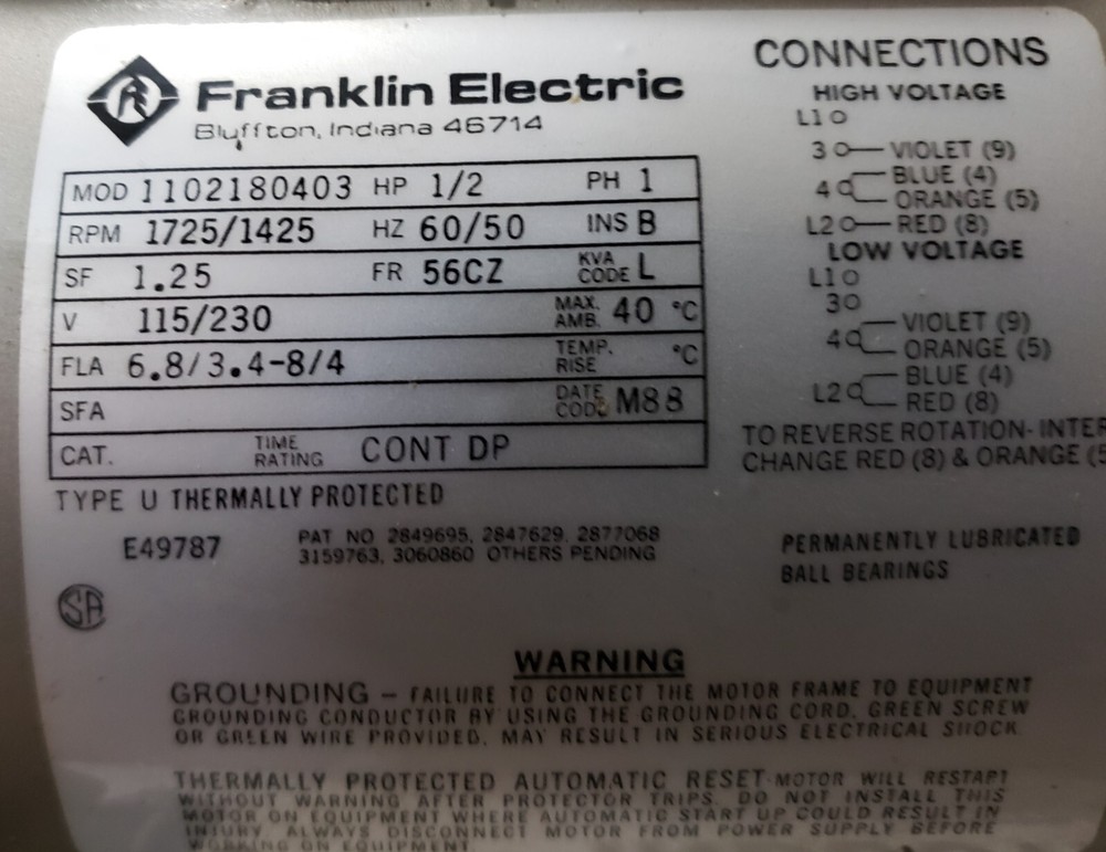 EDWARDS E2M8 HIGH VACUUM PUMP USED