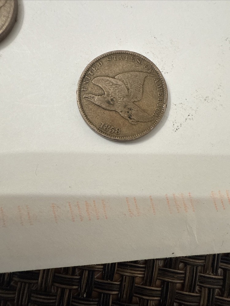 1858 Flying Eagle Cent Penny 1c US