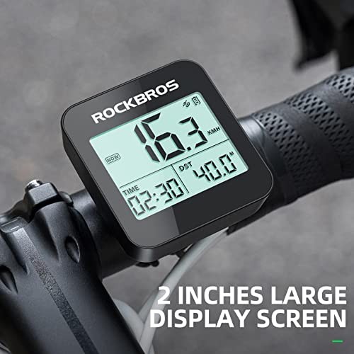 GPS Bike Computer with Mount, Cycling Computer with Automatic Backlight,