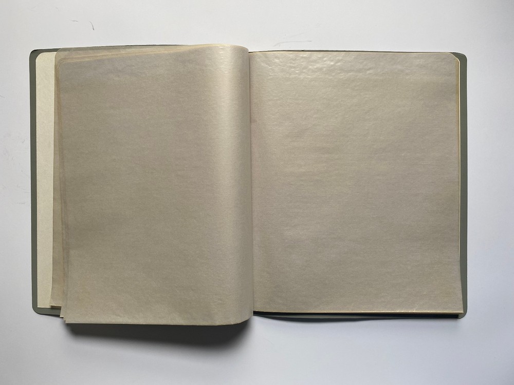 VINTAGE HARCO MINT SHEET FILE - CAPACITY 14 PAGES 3 POCKETS 11.5" x 9.5"