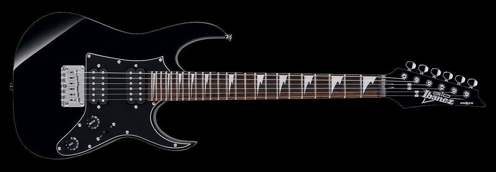 2 Ibanez Plastic Control Knobs Push on Type BLACK 4KB1SF2B fits GRG150 & others