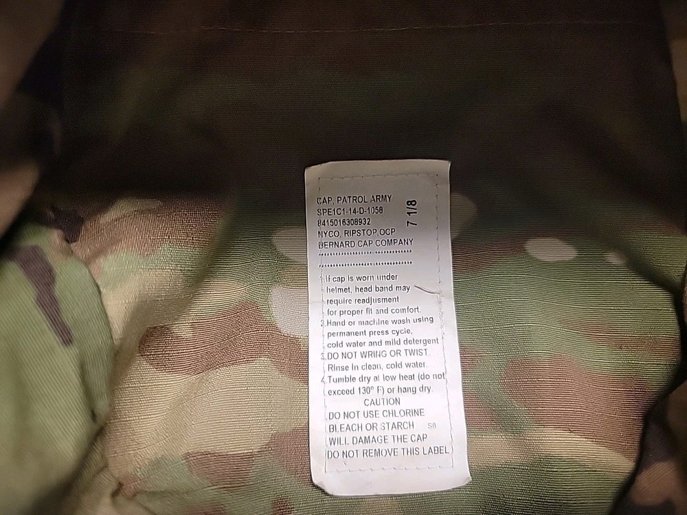 PATROL CAP OCP (7-1/8) BERNARD CAP CO.