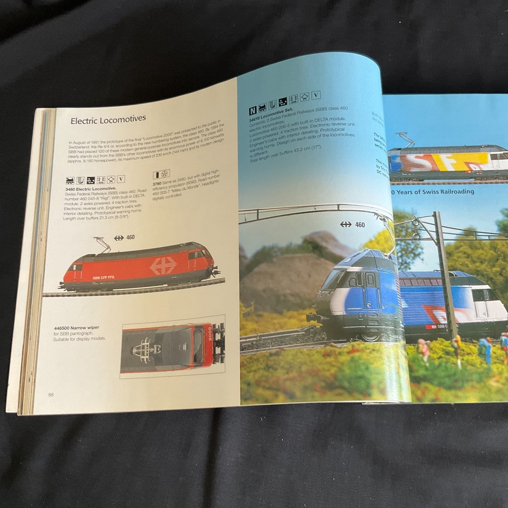 1997/98 E Complete Program MARKLIN HO TRAIN CATALOG & PRICE GUIDE - Good Cond.