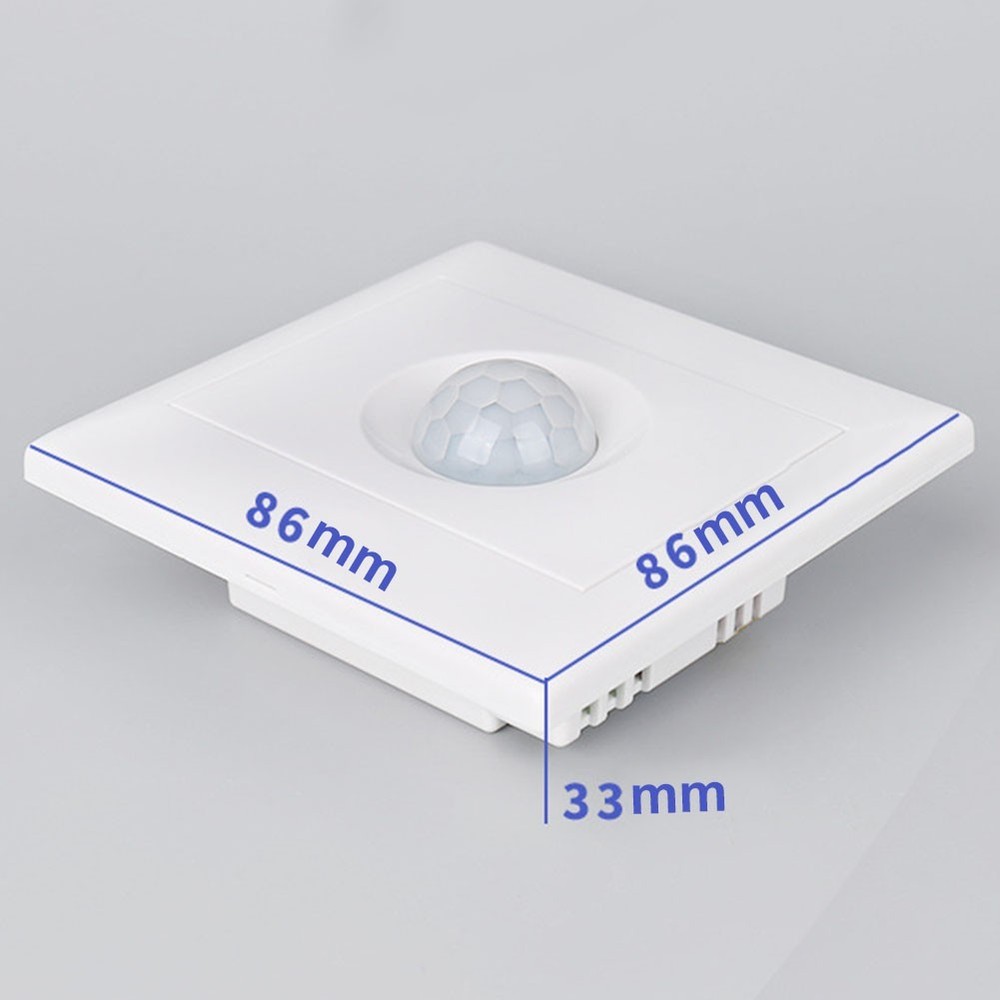 Wall Mounted Light Control Sensor Switch with 1 Million Mechanical Lifecy