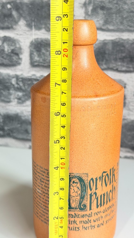 Norfolk Punch stoneware bottles x2
