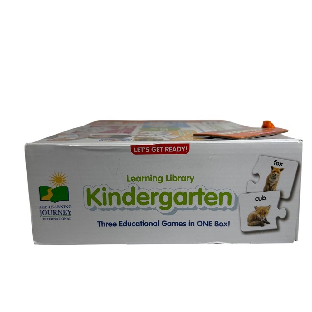Lets Get Ready! Learning Library Kindergarten Educational Game Set Complete