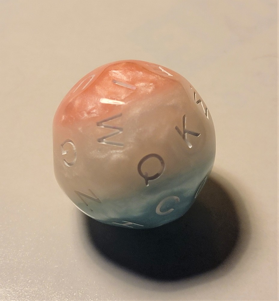 Single Dice - Alphabet D26