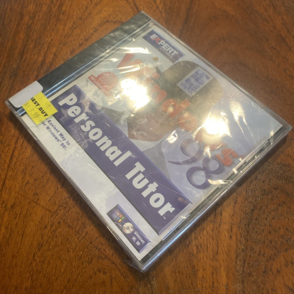 Windows 98 Personal Tutor (PC CD-ROM, 1998, Expert Software) Brand New Sealed