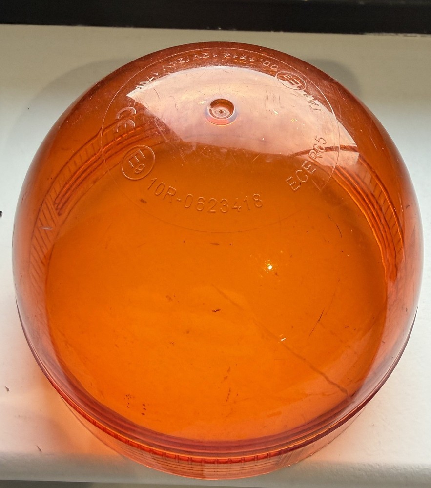 Replacement AMBER lens for beacons