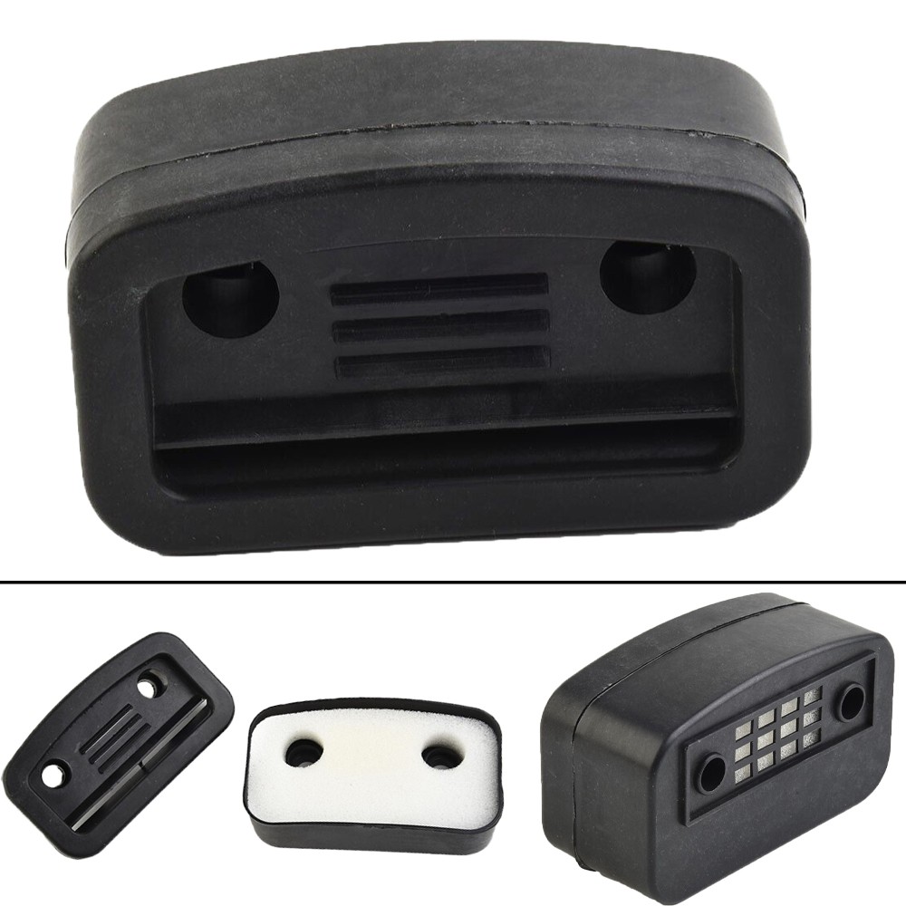65mm Air Compressor R Noise Muffler Intake Pump Plastic Shell Square