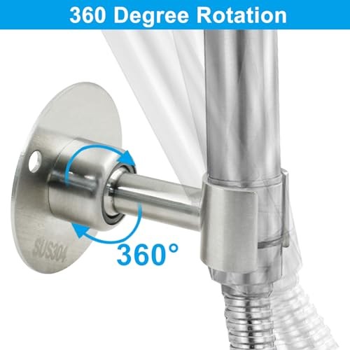 Shower Head Holder, Stainless Steel Handheld Shower Head Bracket, Adjustable