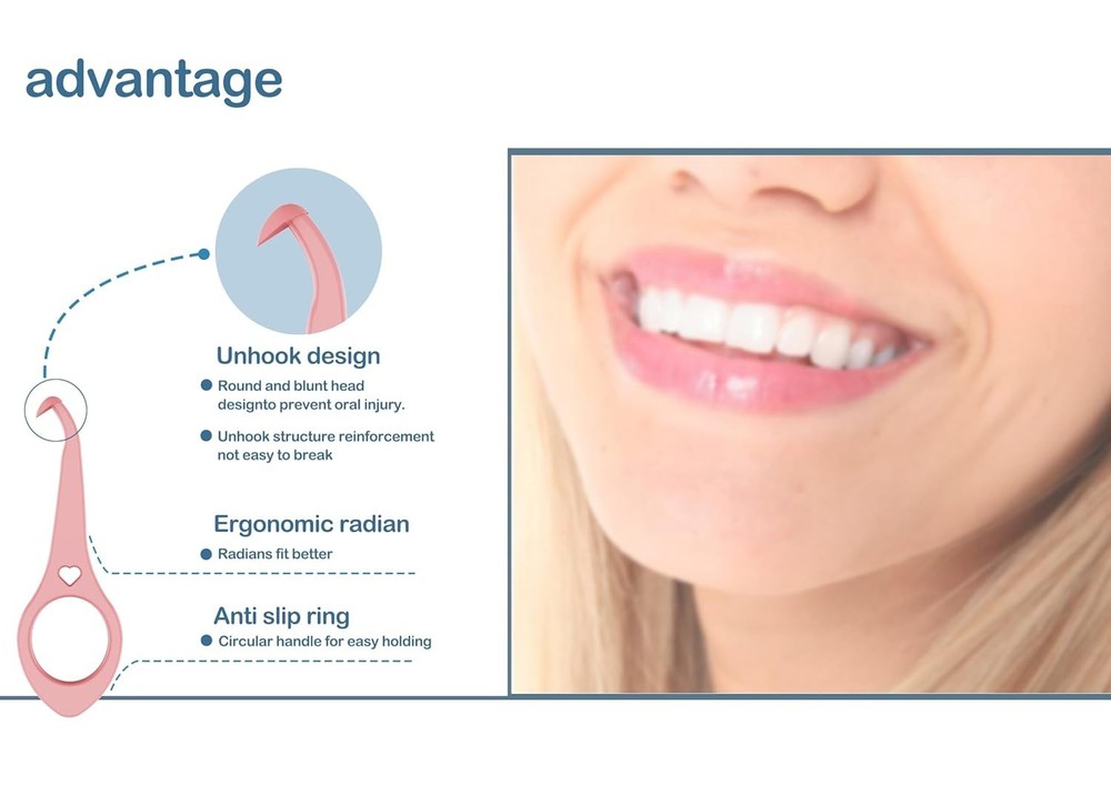 Ergonomic Invisible Brace Extractor - Safe and Effective Aligner Remover Tool