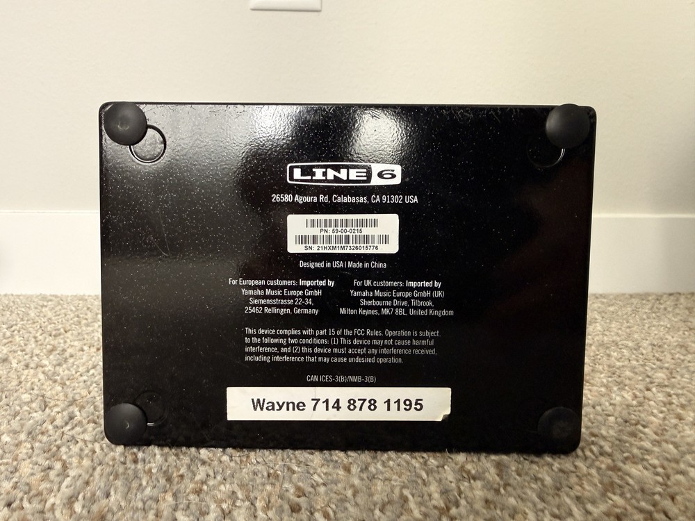 Line 6 HX Stomp Guitar Multieffects Floor Processor