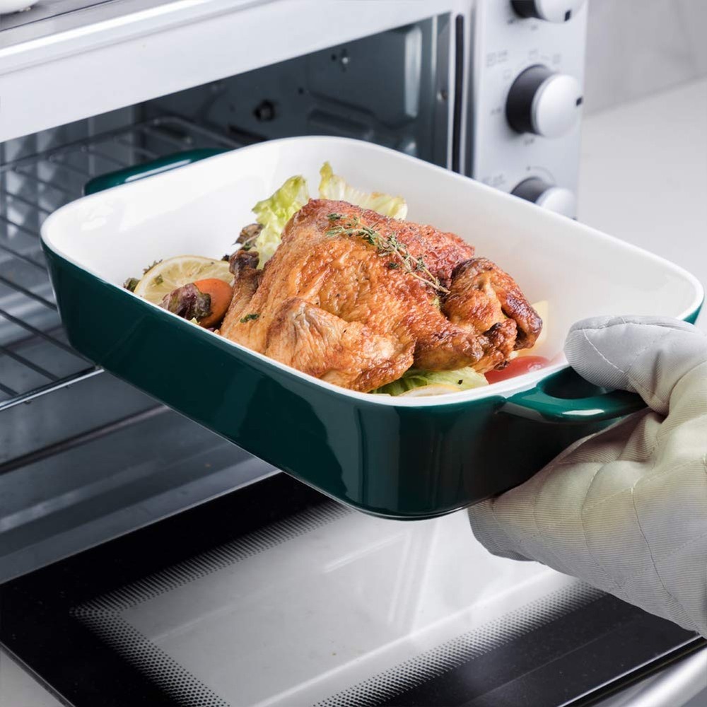 Sweejar Ceramic Bakeware Set, Rectangular Baking Dish for Cooking, Kitchen, C...
