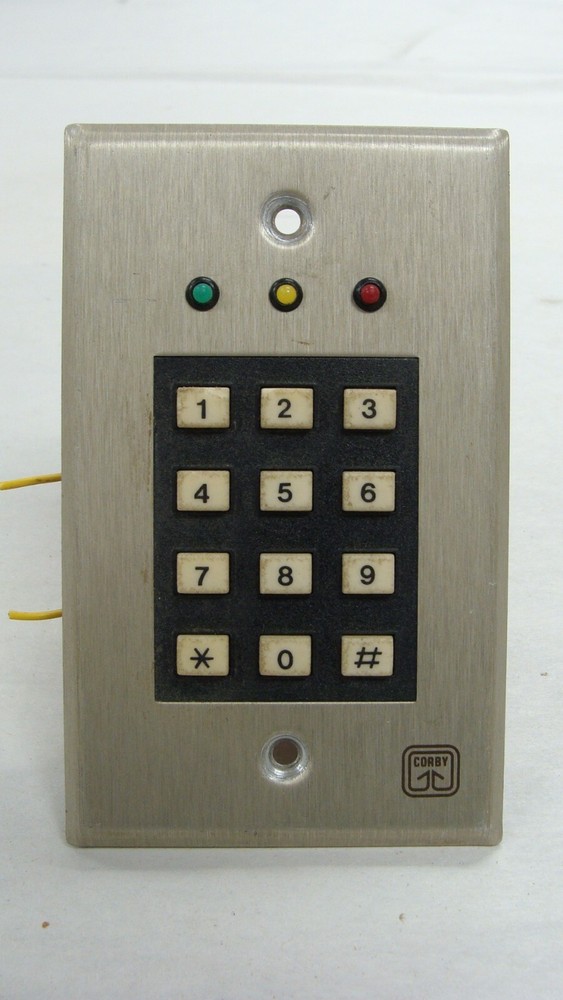 Corby 7030 Keypad Touchpad Single Gang Flush Type