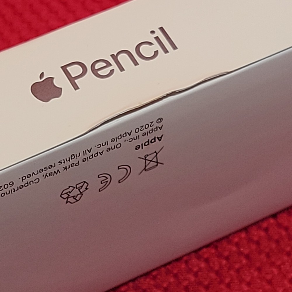 EMPTY EMPTY iPENCIL BOX cardboard genuine original Apple retail 2nd Generation