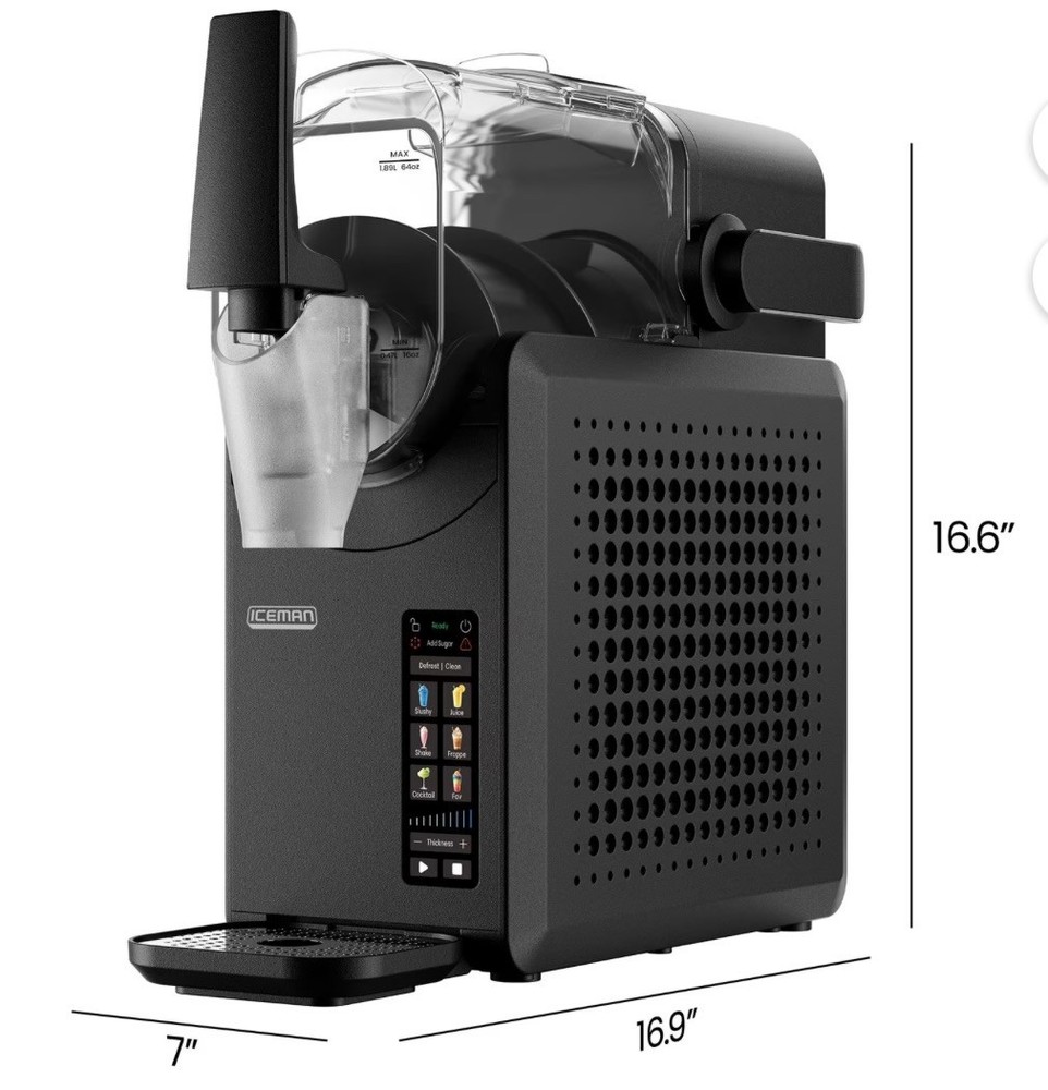 ICEMAN Slush-Ease MAX 64 oz Drink Capacity Slushy Maker with Touchscreen