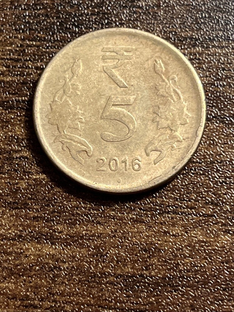 2016 India 5 Five Rupees Actual Coin TK8998*