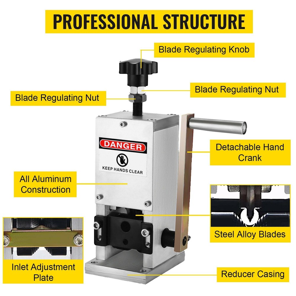 SD25 Wire Stripping Machine Scrap Recycle Tool Manual Cable Wire Stripper