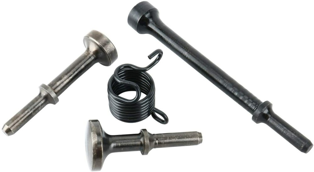 4 Pcs Smoothing Pneumatic Air Hammer Bits Air Chisel Bits Tool Set with Spring