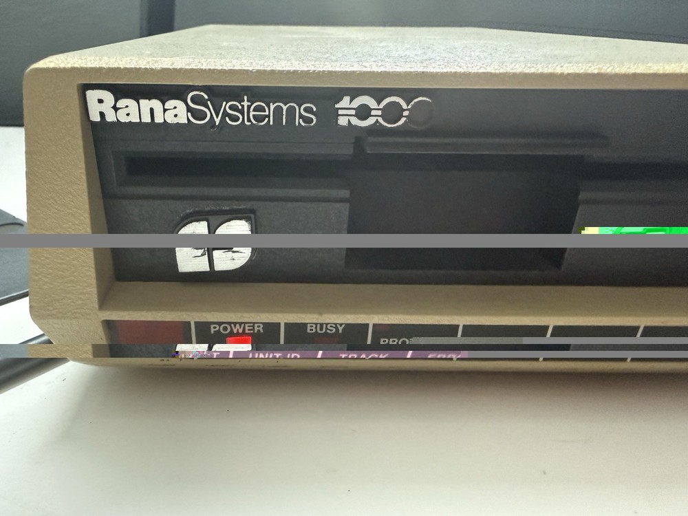 DEFECTIVE RANA SYSTEMS 1000 FLOPPY DISK DRIVE FOR ATARI COMPUTERS Powers G3D