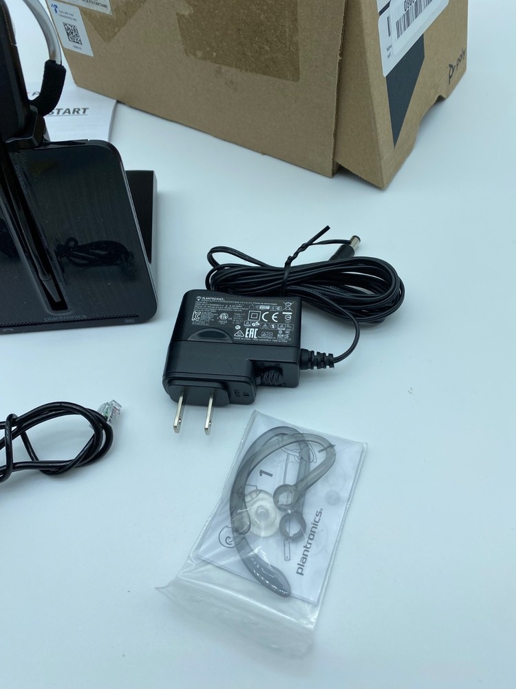 Plantronics CS540 Wireless Headset System + HL10 Handset Lifter – Black