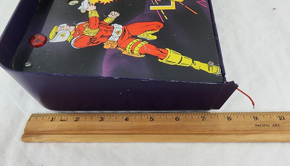 Vintage 1987 Ideal Laser Command Pinball Game Top DISPLAY ONLY