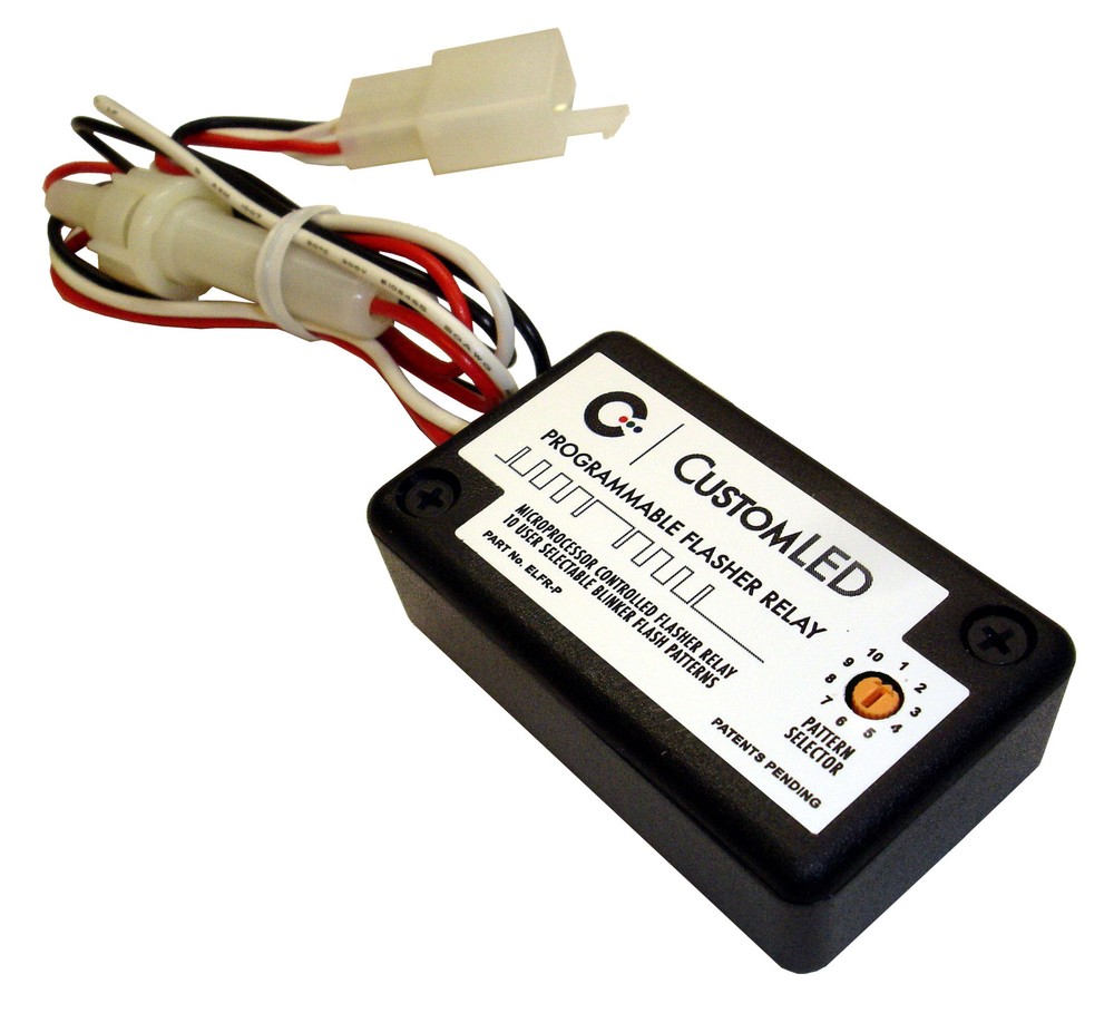 Programmable LED Flasher Relay 10 Patterns Strobes ELFR-P OEM Connector blinker