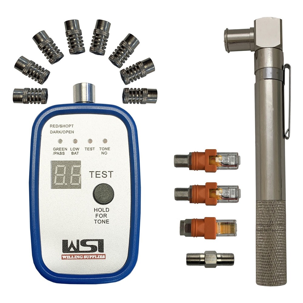 Coax cable pocket toner+ cable mapper combo for coaxial cable and Network cable
