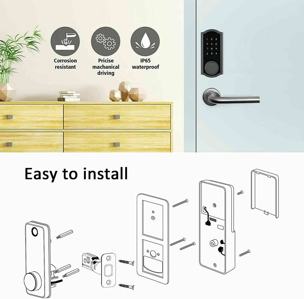 Rucoxo Smart Lock Keyless Entry Deadbolt Lock D-02
