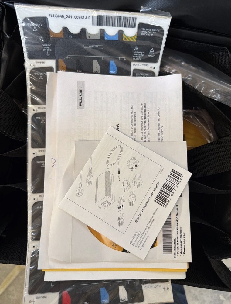 Fluke 435-II/BASIC 4116689 Three-Phase Power Quality and Energy Analyzer