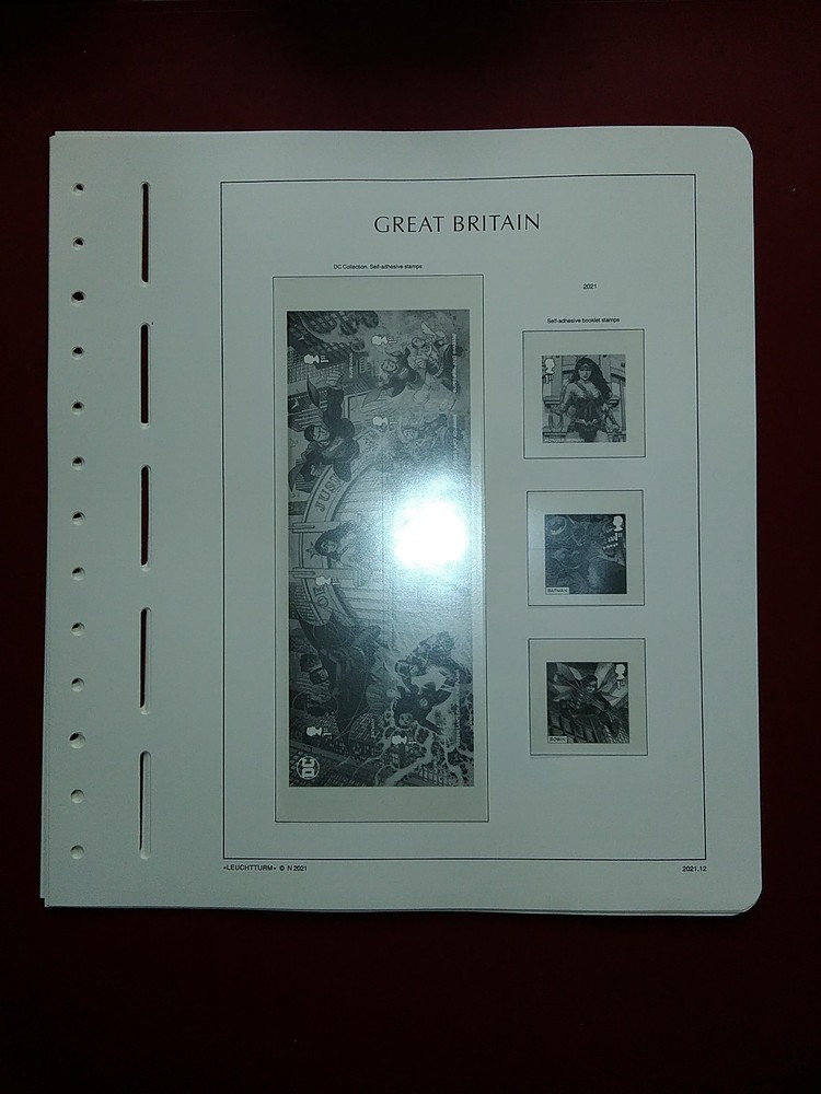 LIGHTHOUSE Commemorative Hingeless album pages Great Britain 2021 Used R2021