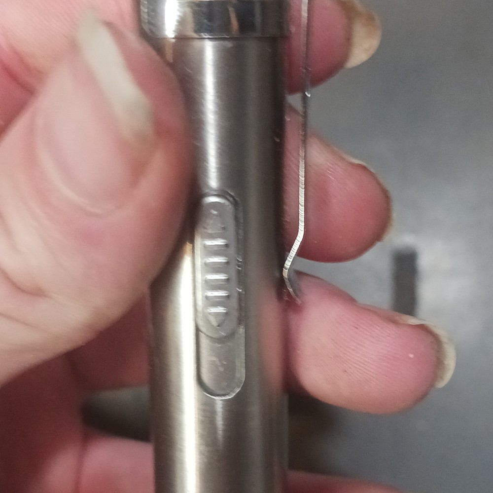 Blue Laser Pointer Pen USB Rechargeable with Flashlight Class 3A