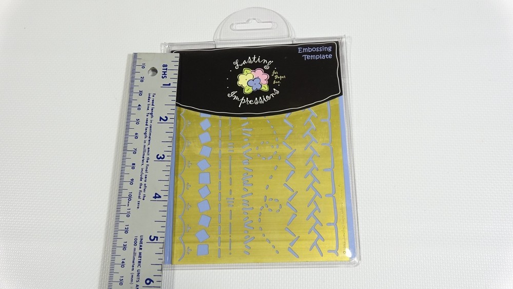 Borders & Edges Lasting Impressions Embossing Stencil 2003