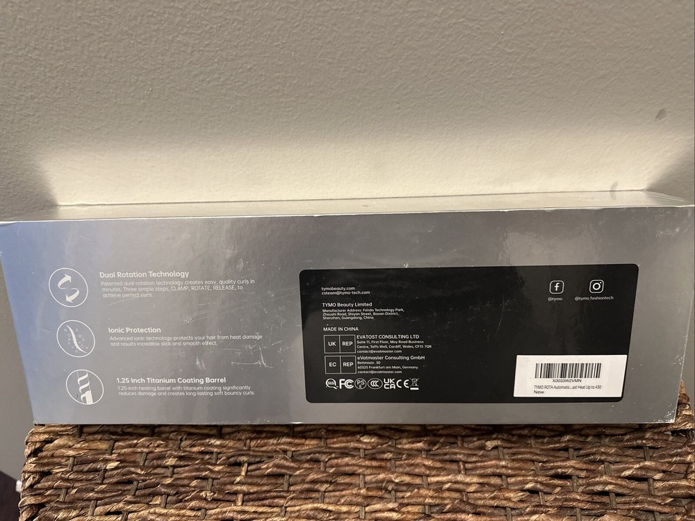 Tymo Rota Ionic Rotating Curling Iron