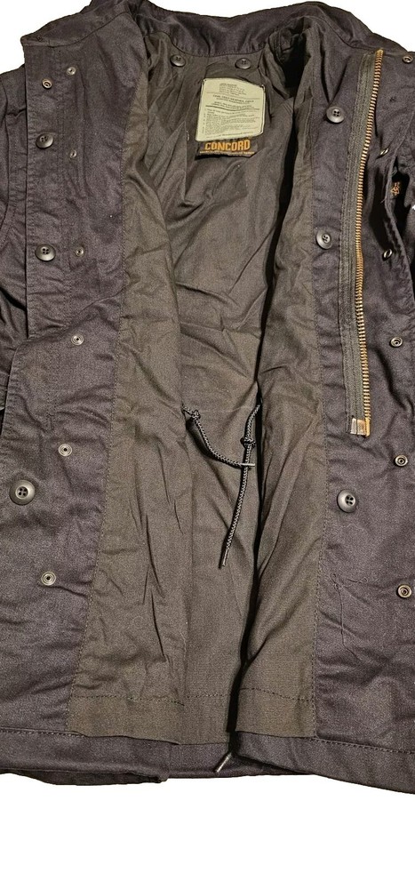 Black Field Jacket Size Medium Regular