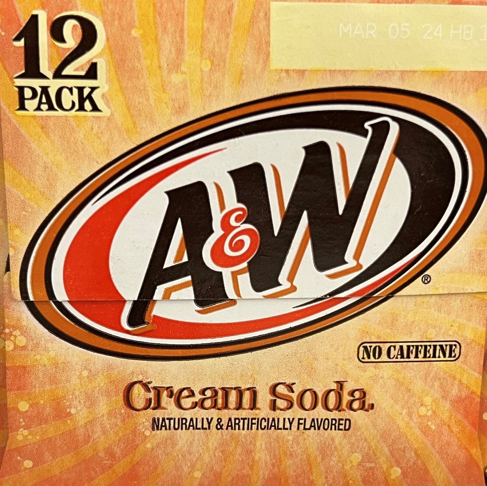 A&W Cream Soda 12 Pack