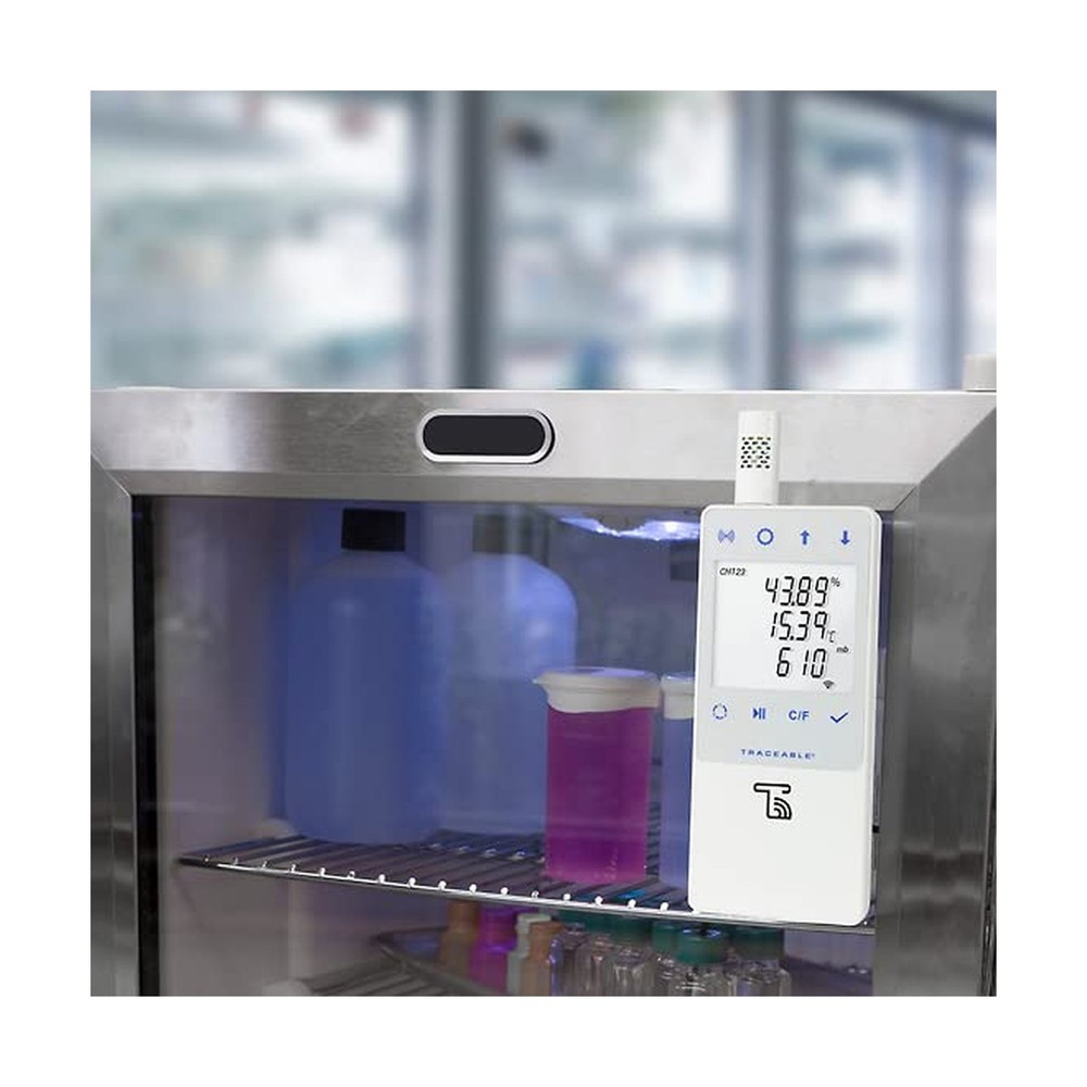 Traceable Barometric/Temperature/Humidity Wi-Fi Data Logger Compatible with T...