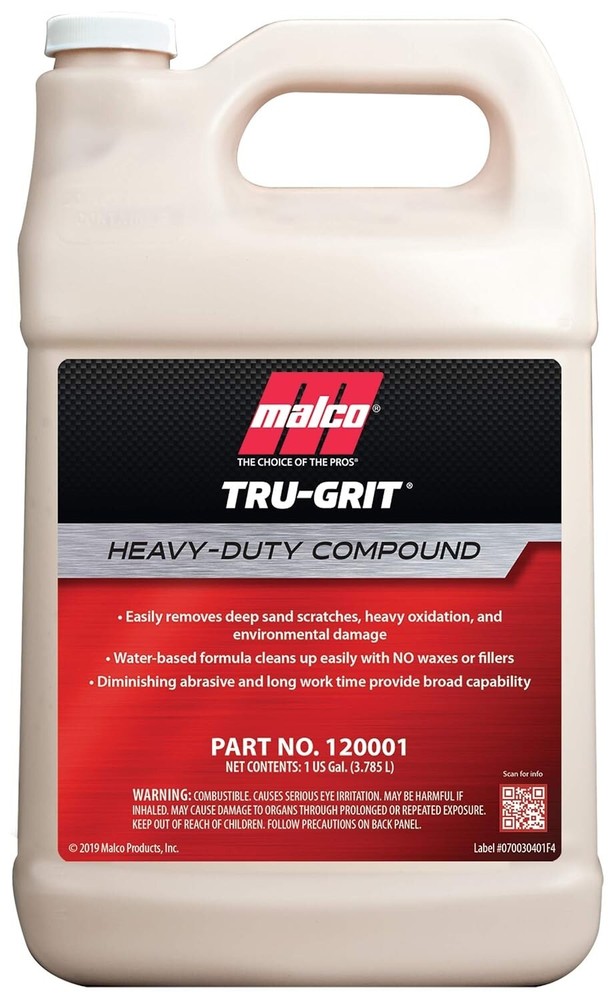 1 Gallon Tru Grit Paint Correction Compound - Ultimate Deep Scratch Remover