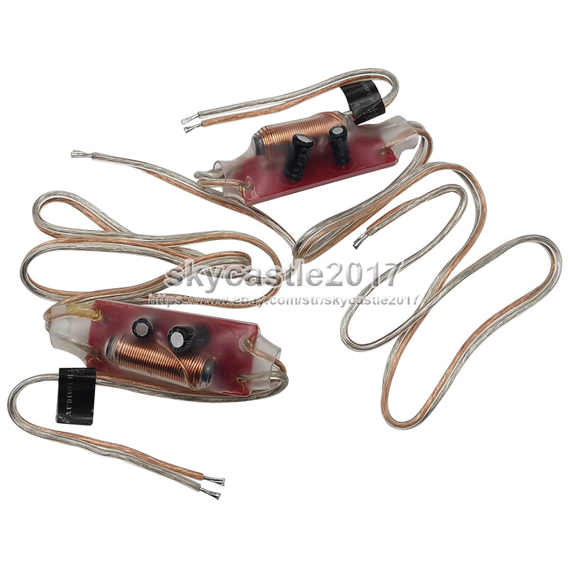 2pcs 4ohm 100W One Way Second-Order Tweeter Frequency Divider Crossover Filter
