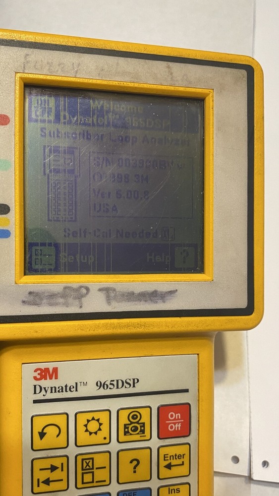 3M Dynatel 965DSP Loop Analyzer with Case & Wires Leads & Manual - Tested