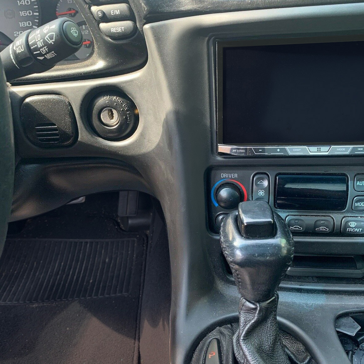 Double Din Dash Installation Kit Radio Console For Chevy Corvette C5 97-04 Black