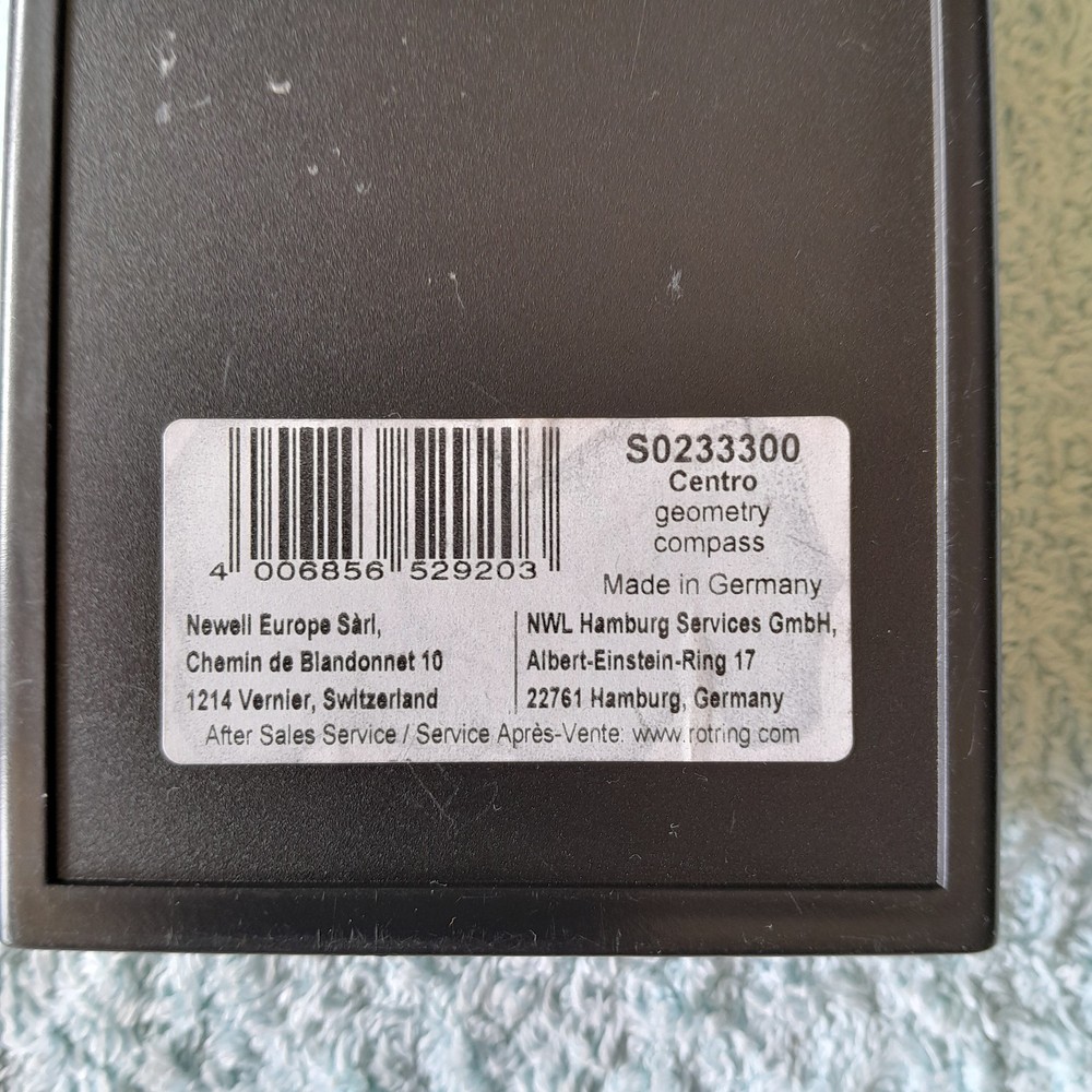 Rotring Centro Geometry Compass S0233300