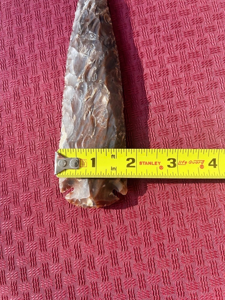 VERY NICE 7" Flint Spearhead Arrowhead