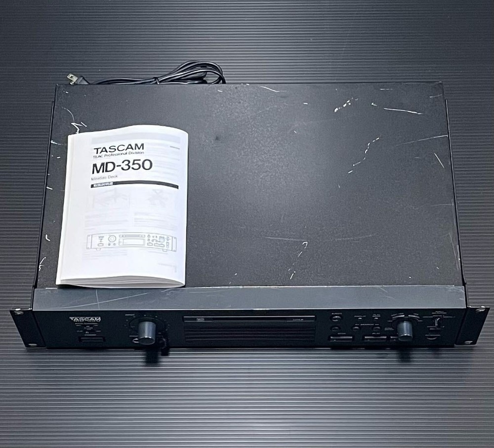 TASCAM MD-350 MINI DISC PLAYER RECORDER MD DECK OPERATION CONFIRMED