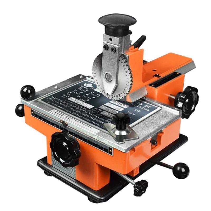 Semi-automatic Pneumatic Marking Machine Nameplate Engraving Machine