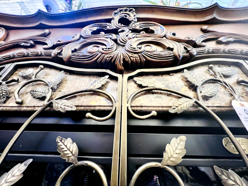 AICO by Michael Amini Palais Royale fireplace