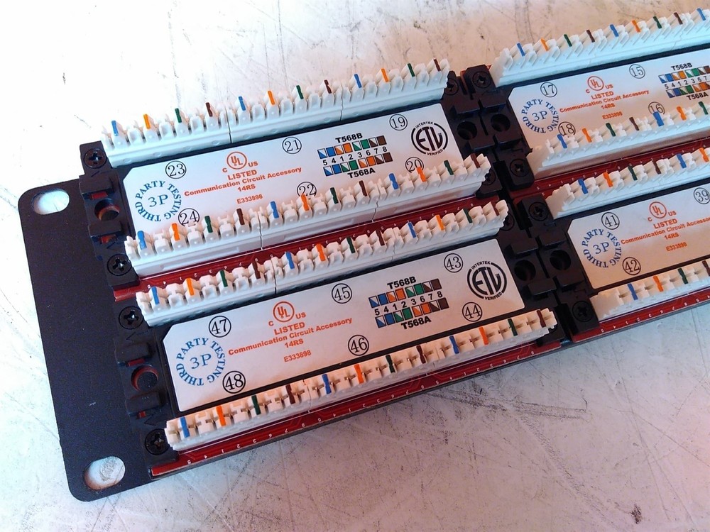 DataComm 20-5648 48 Port Cat 6 Network Patch Panel